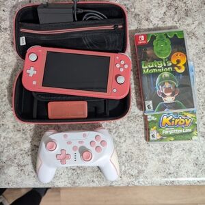 Nintendo Switch Lite Bundle With Case And Controller